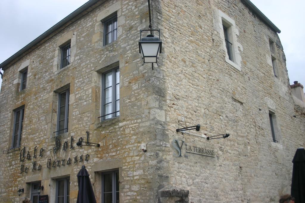 Sy-La Terrasse Hotel Vezelay Bagian luar foto