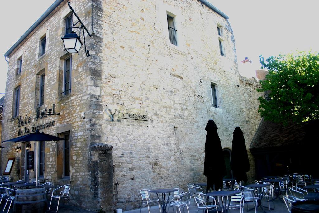 Sy-La Terrasse Hotel Vezelay Bagian luar foto