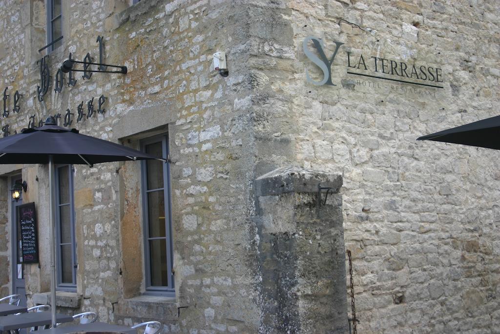 Sy-La Terrasse Hotel Vezelay Bagian luar foto